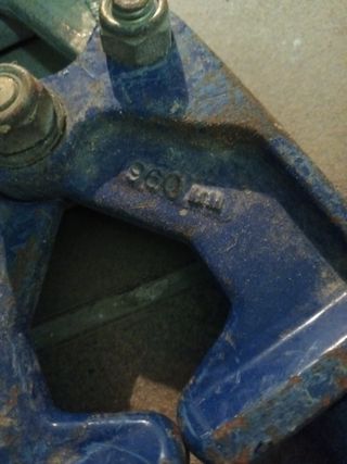 Cizalla profesional manual 960 mm,agarre suave