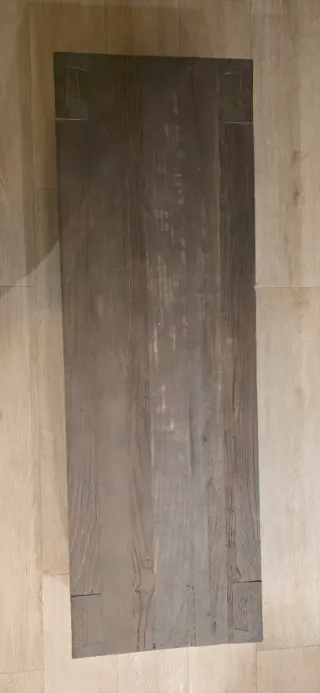 Mesa de centro madera maciza olmo