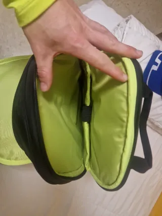 Mochila Adidas PROTOUR Negra y Lima