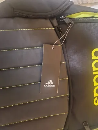 Mochila Adidas PROTOUR Negra y Lima