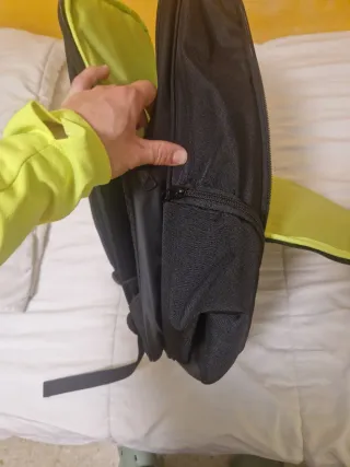 Mochila Adidas PROTOUR Negra y Lima