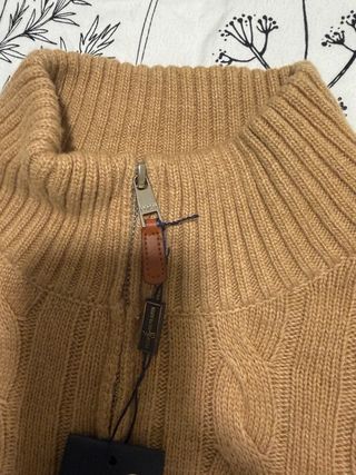 Jersey Polo Ralph Lauren Beige Cable Knit