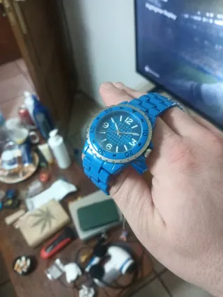 Reloj de acero inoxidable azul por 26€ nuevo