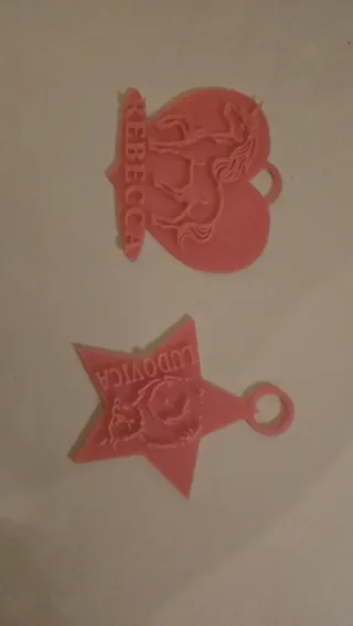 Portachiavi personalizzabile stampa 3D