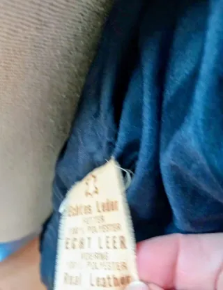 Chaqueta de Piel Auténtica Negra