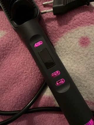 Cepillo Alisador Negro y Rosa