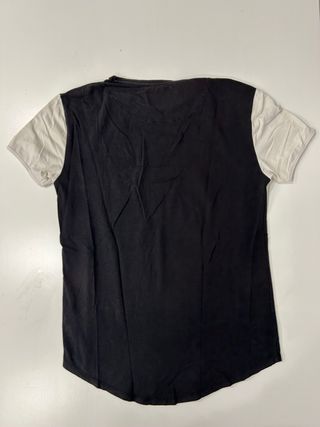Camiseta SikSilk Negra y Blanca Talla M
