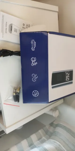 Bomba de aire portátil recargable