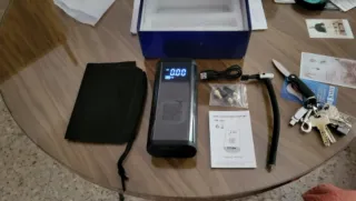 Bomba de aire portátil recargable