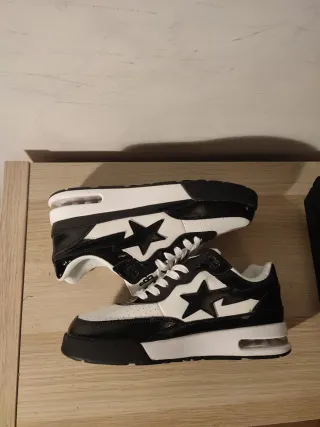 A Bathing Ape BAPE Road Sta Negro Blanco