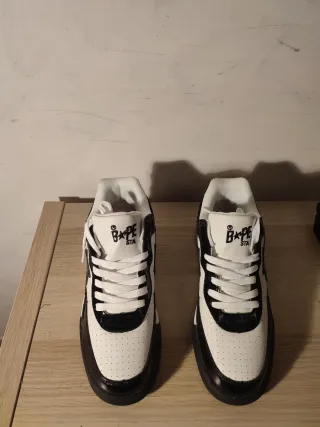 A Bathing Ape BAPE Road Sta Negro Blanco