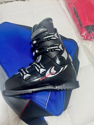 Botas de esquí Salomon negras 27,5(41/42)+cascoM.