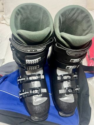 Botas de esquí Salomon negras 27,5(41/42)+cascoM.