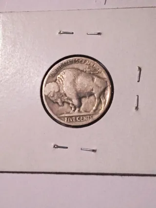 MONEDA FIVE CENTS.1924.BUFALO.