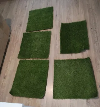 Césped artificial modular