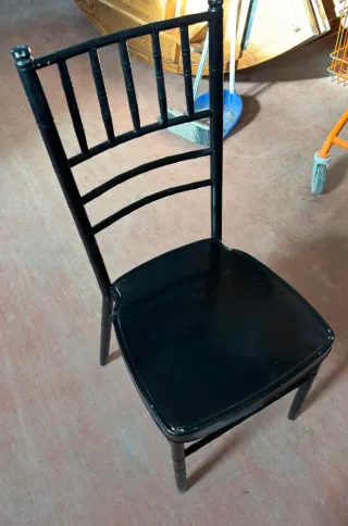 Silla Palillería Negra