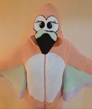 Divertido cómodo Disfraz Flamenco Talla 170/176 cm