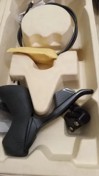 Maneta Freno/Cambio Bicicleta Negra