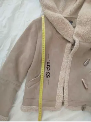 Chaquetón niña imitación piel vuelta