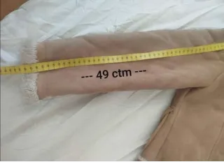 Chaquetón niña imitación piel vuelta