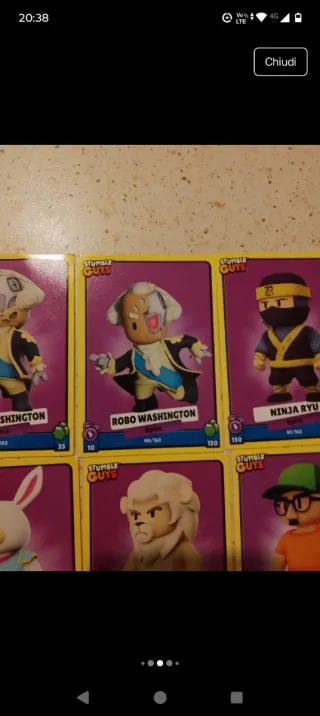 Lotto carte Stumble Guys