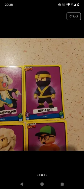 Lotto carte Stumble Guys