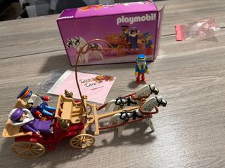 Playmobil 4600 Carruaje con Caballos y Figuras