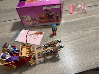 Playmobil 4600 Carruaje con Caballos y Figuras