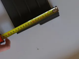 Estante plegable metálico gris