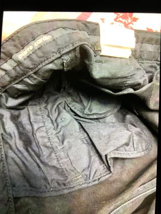 Pantalón de pana azul