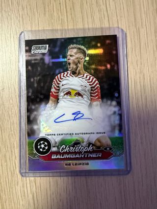 Christoph Baumgartner RB Leipzig Autograph Card