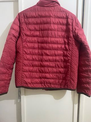 Chaqueta forrada mujer roja