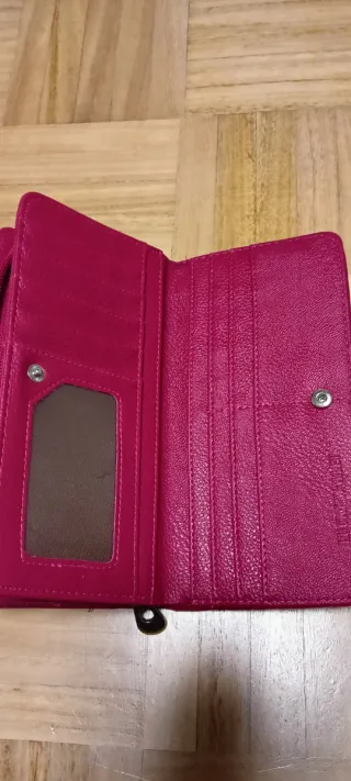 Cartera Bicolor Negra y Rosa