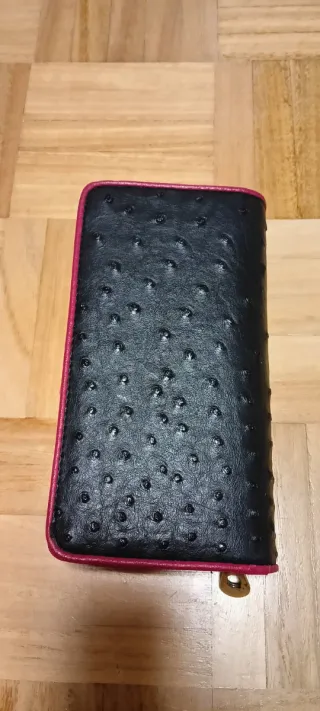 Cartera Bicolor Negra y Rosa