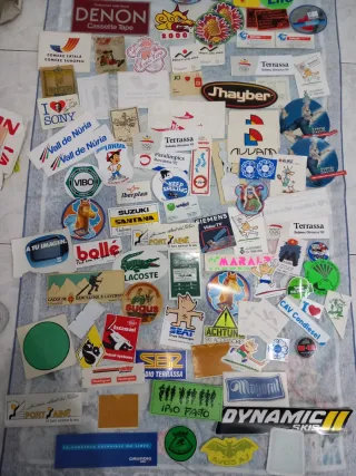 Lote pegatinas antiguas