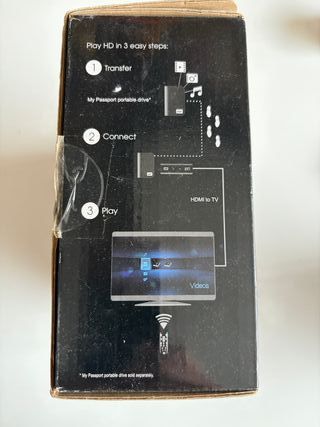 Leitor WD TV HD Media Player HDMI USB