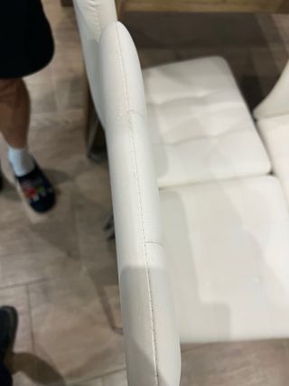 Sillas Comedor Blancas Piel Sintética