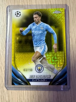 Cromo Jack Grealish 103/150 Topps Chrome