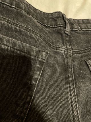 Pantalones vaqueros culotte negros, 10-12 años