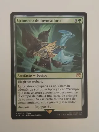 Carta Magic Grimorio de Invocadora R0205 FFXIV