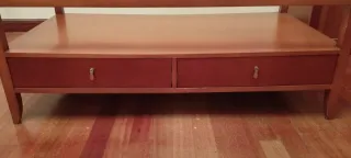 Mesa de centro madera y cristal