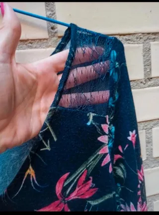 Vestido flores Springfield Talla S