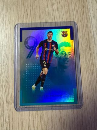 Cromo Robert Lewandowski 9 FC Barcelona
