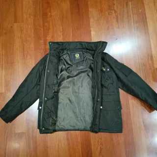 Belstaff Giacca Nera Multitasche Outdoor - Ottime