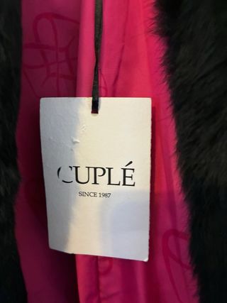 Abrigo de piel sin estrenar con eriquetas