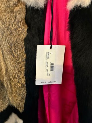 Abrigo de piel sin estrenar con eriquetas