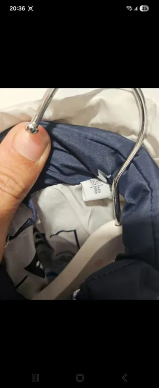 Chaqueta iDo azul estrellas 18m