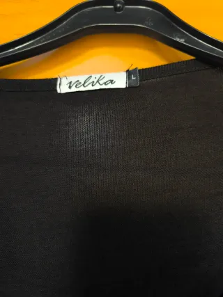 Vestido camiseta negro