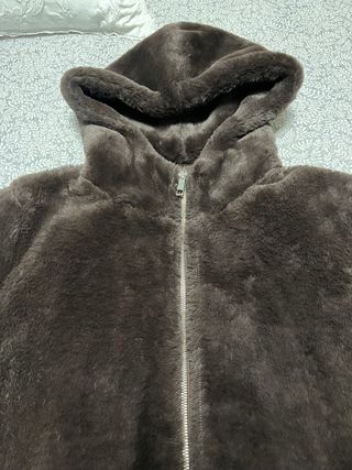 Chaquetón pelo Mango Marrón Talla M