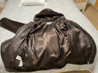 Chaquetón pelo Mango Marrón Talla M